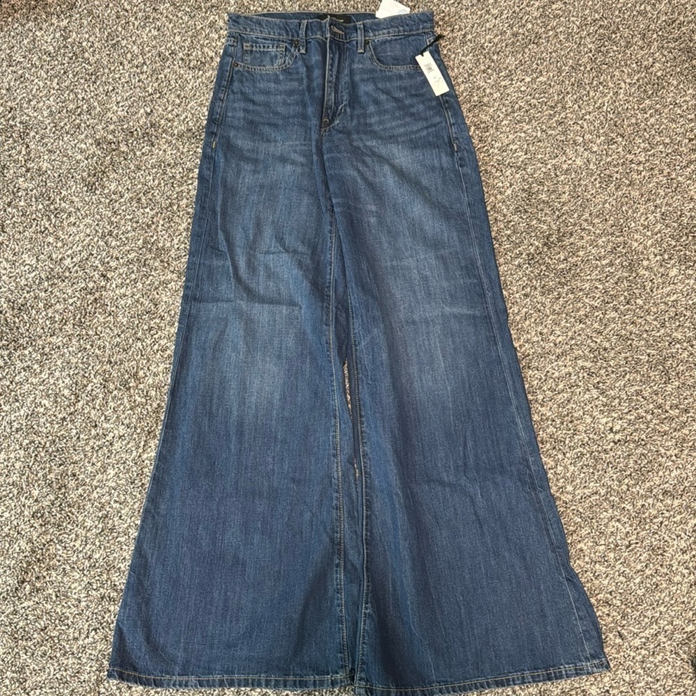 NWT! Banana Republic Medium Wash The Puddle Jean - Size 32 🩷 - Picture 2 of 8